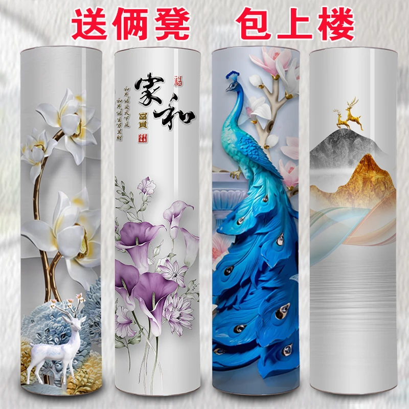 360度创意旋转鞋柜圆形鞋架家用门口简约现代阳台省空间储物柜