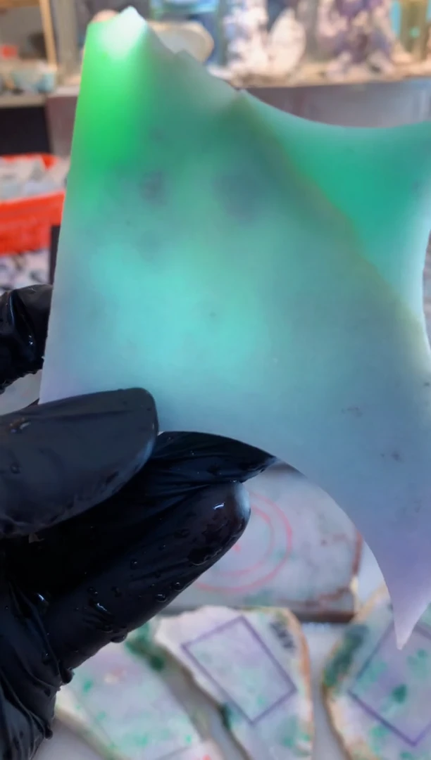 翡翠裸石0朗0翡翠珠宝953