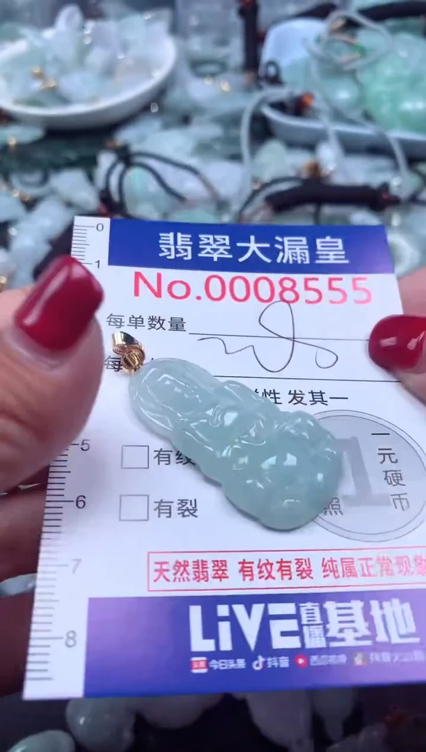 颈饰未镶嵌翡翠8555