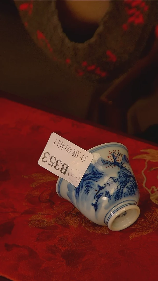 杯手工手绘杯杯很美丽