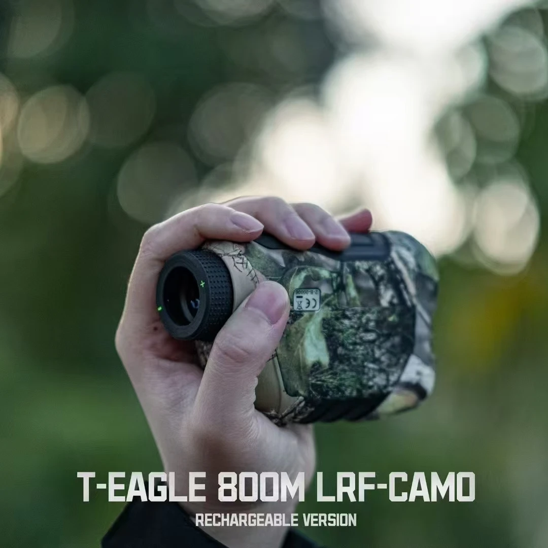 T-EAGLE/突鹰户外800米迷彩测距望远镜高精度手持电子距离测量仪