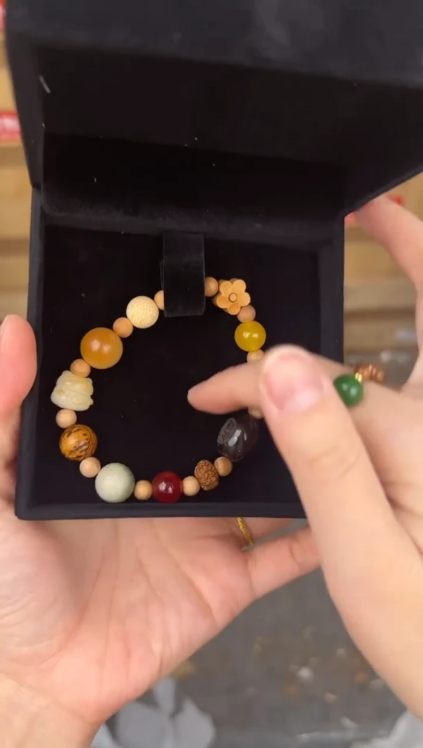 慈木器文玩阁招财进宝手串链接@@SP201