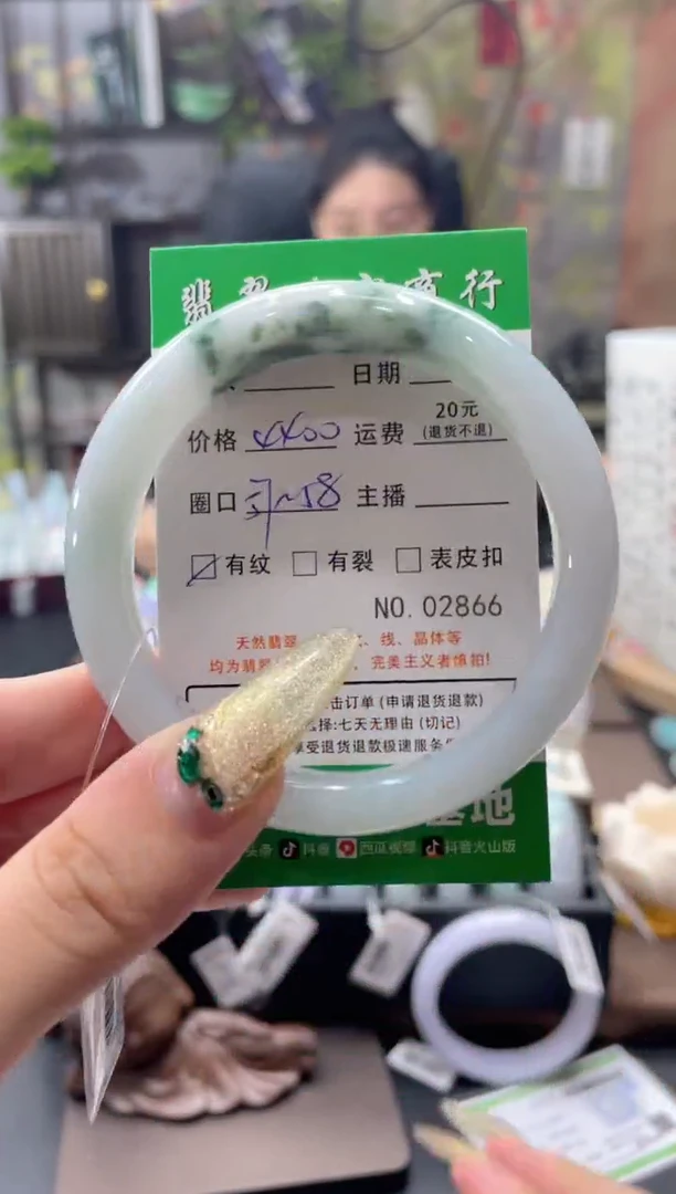未镶嵌手镯翡翠02866***