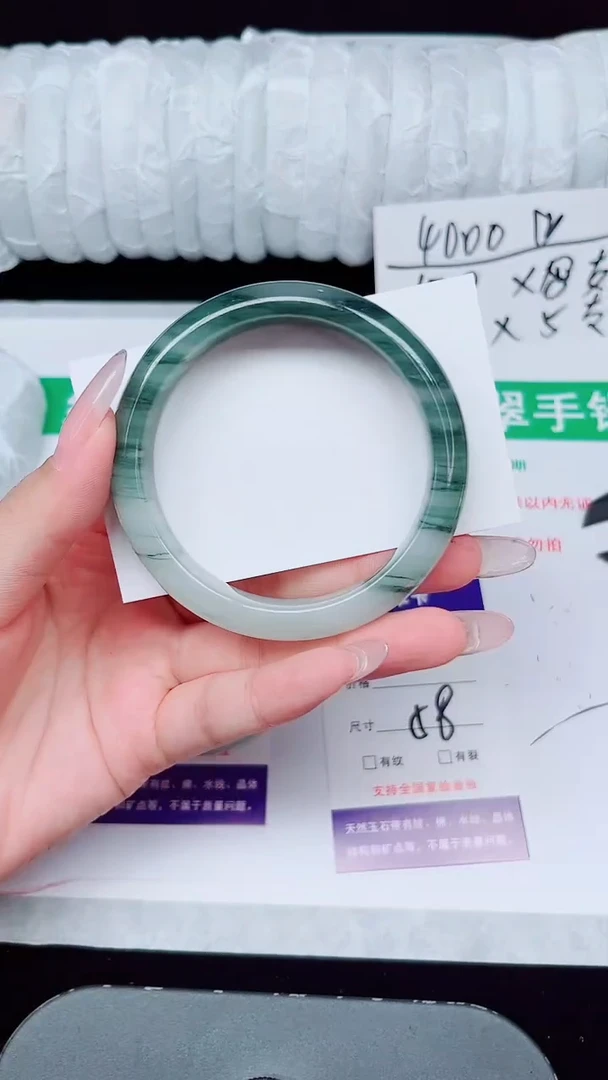 未镶嵌手镯石英质玉40-58