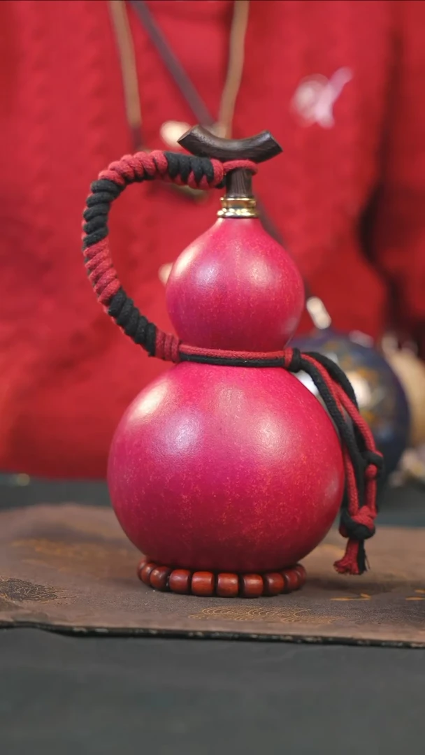 【闪购商品】WB220大漆酒葫芦不包手串及旋转底座