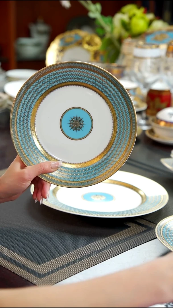 瓷片8英寸平盘  1个