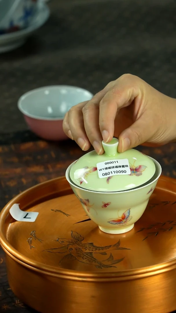 千款景德镇手绘茶具直接炸