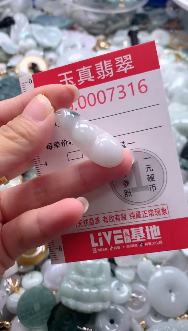 吊坠(不含链)未镶嵌翡翠7316