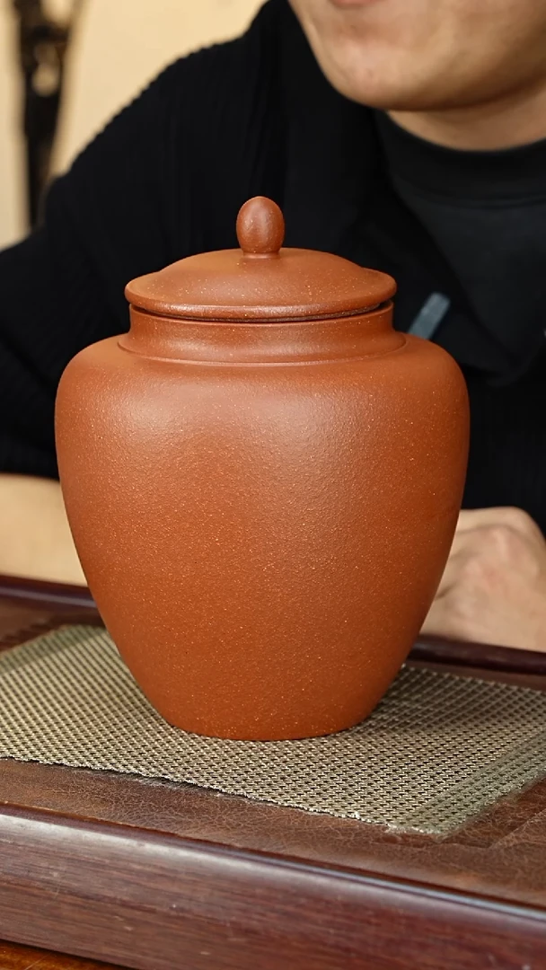 宜兴原矿紫砂茶叶罐