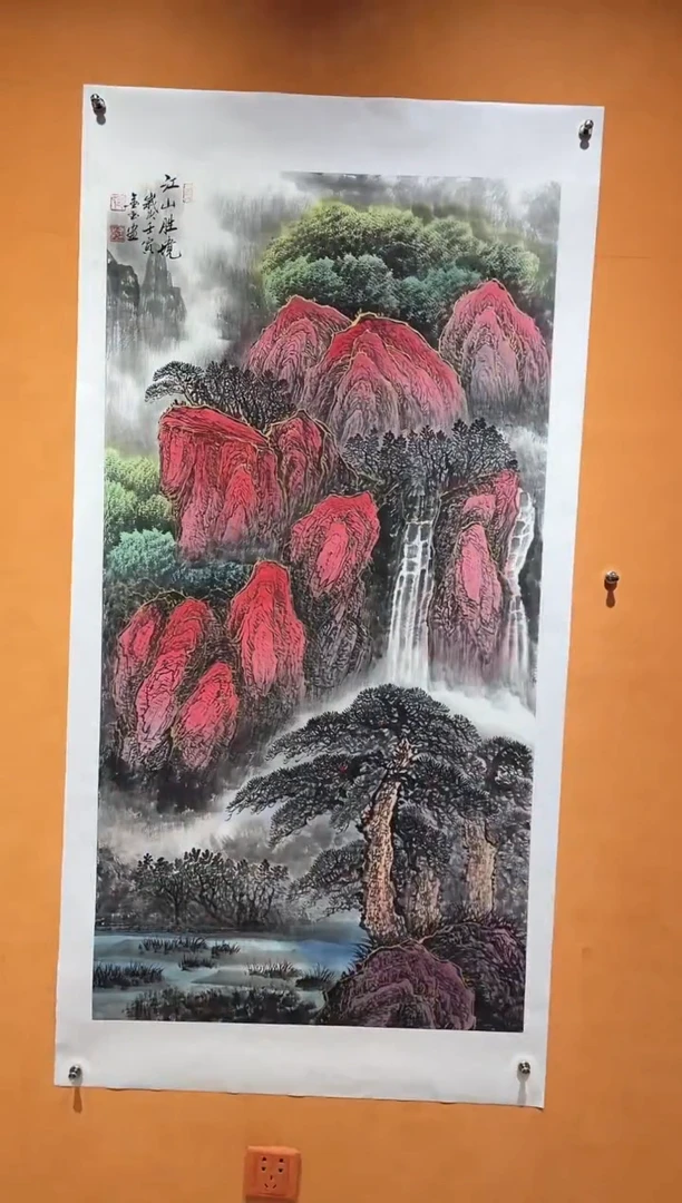 国画刘金玉老师亲笔手绘