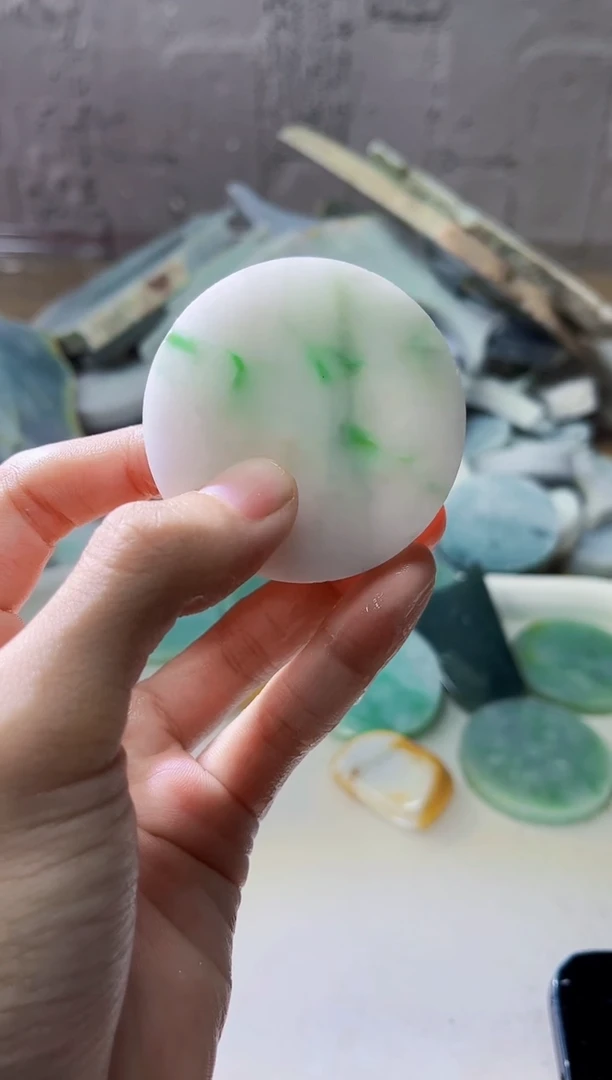 裸石翡翠翡翠a货正品玉石古陈367