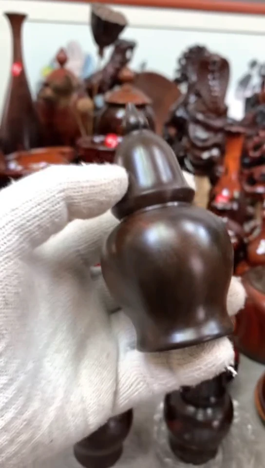 木气*大红酸枝牙签盒一个