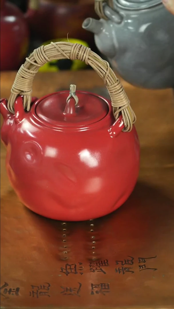 炸茶具 天冷了 围炉煮茶中~~