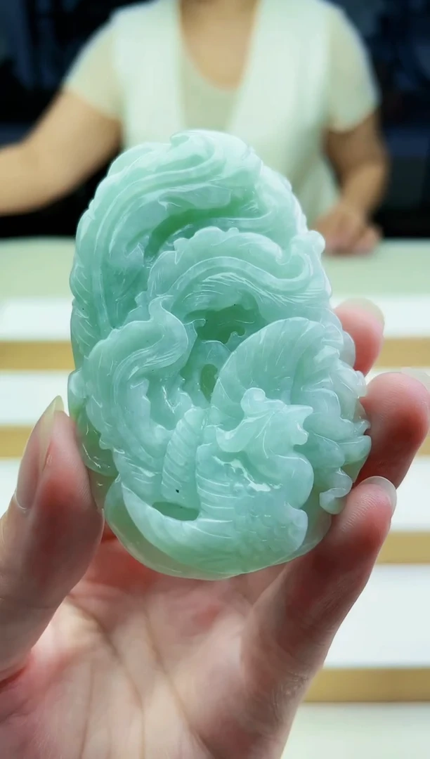 未镶嵌定制翡翠毛货09300153