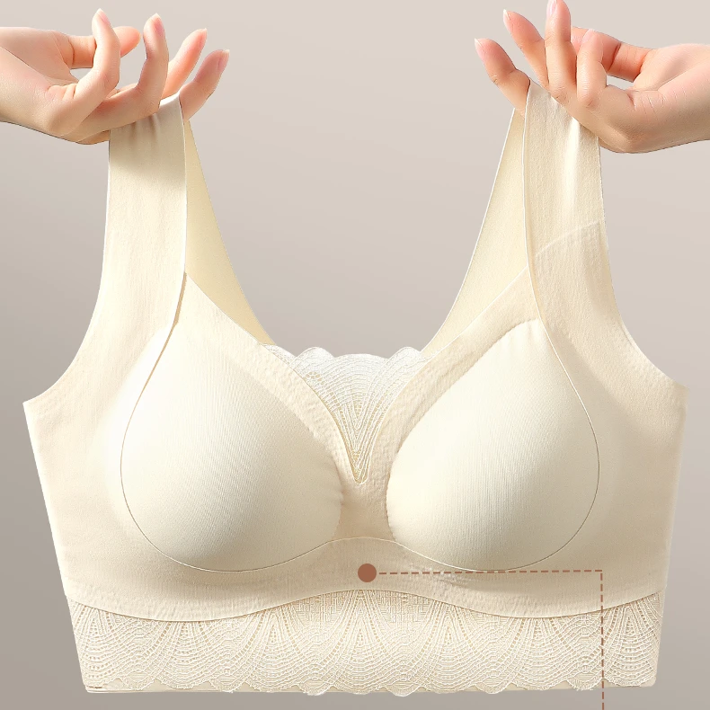 黛凡妮裸感无痕蕾丝美背内衣ZW55057