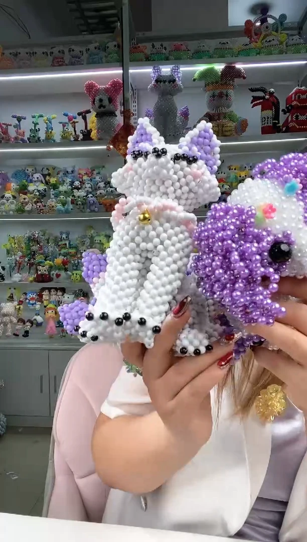 亚克力1531卡6马贝彩九尾狐材料包1套紫色