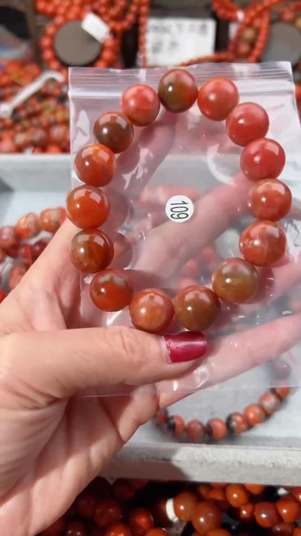 【闪购商品】南红玛瑙手串未镶嵌16