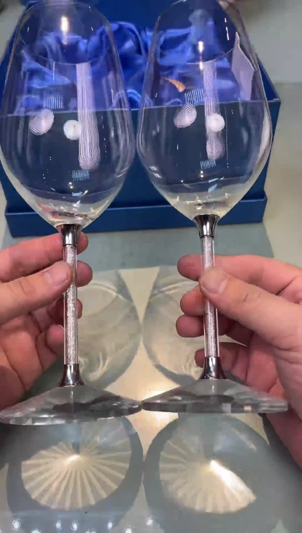 【闪购商品】瓷片红酒杯