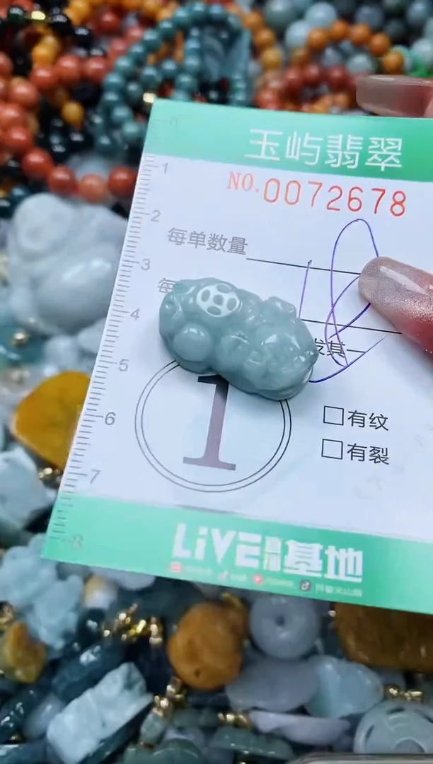 【闪购商品】翡翠颈饰未镶嵌闪购0072678多样性发其一