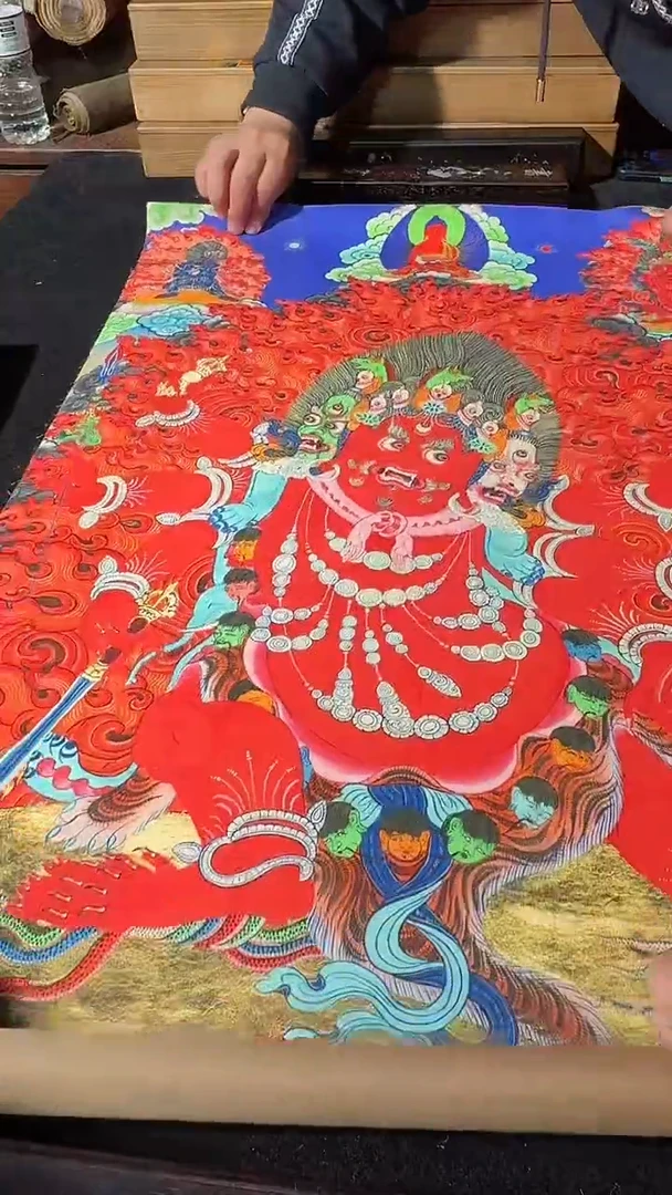 卷轴画藏式珍藏彩绘艺术馆73