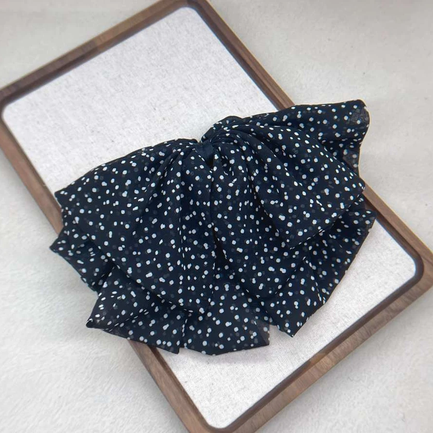 BAOSHATI/宝莎缇F-130韩版波点马尾抓夹