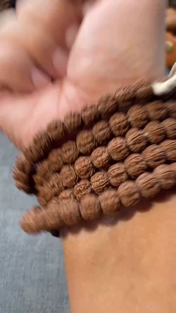 手串金刚菩提原生态梅花长串+礼盒包装