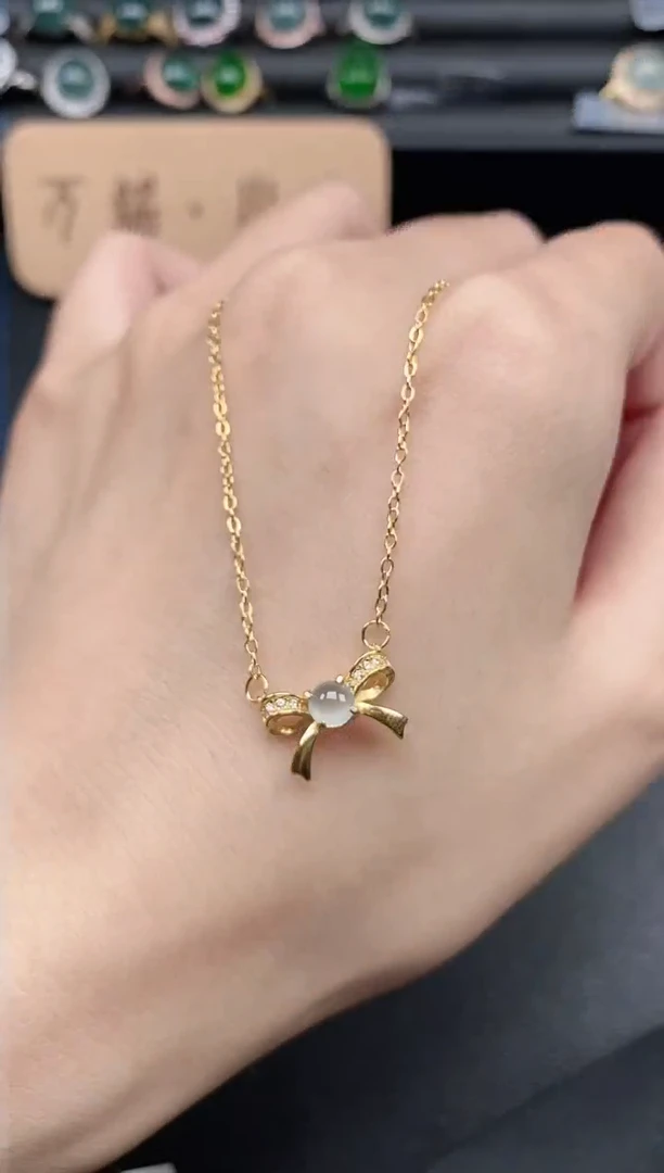 翡翠戒指银S925镶嵌5151-15