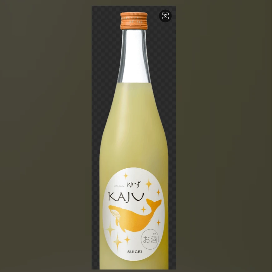 【2支装】SUIGEI 醉鲸高知特产“柚子”SAKE 气泡酒 12度375ml