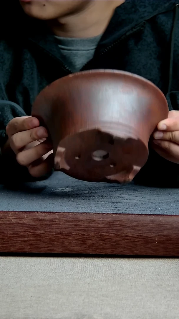 紫砂花盆14.5*7.5内径尺寸