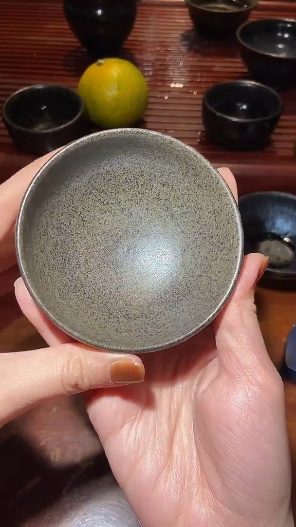 茶盏山下乾柴烧一档复古灰背