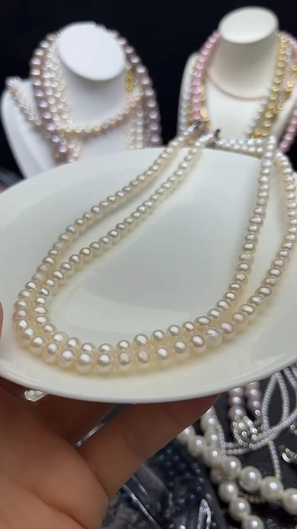 淡水珍珠未镶嵌颈饰多人