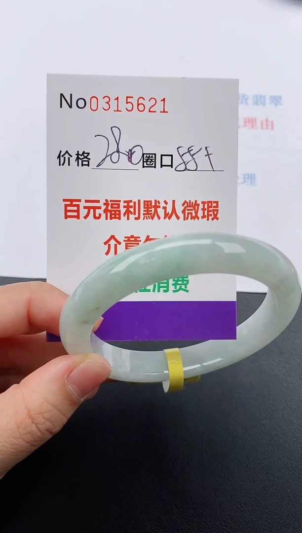 【闪购商品】翡翠手镯未镶嵌天然A货翡翠0315621