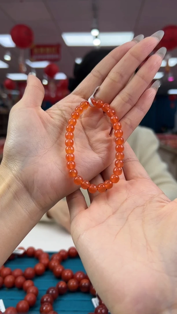 【闪购商品】南红玛瑙手串未镶嵌1.17-4-6（多样式）