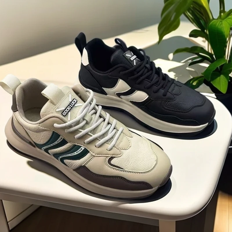 男士秋季新款韩版舒适休闲鞋百搭运动鞋潮流79637秋冬厚底潮鞋