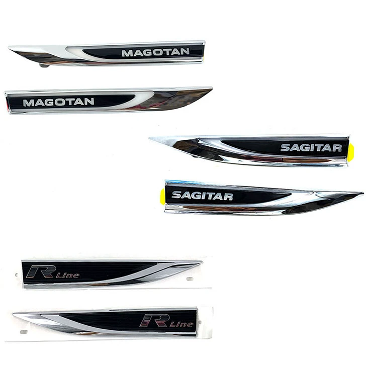 新老款速腾迈腾B8L叶子板标带灯款侧标翼子板标原厂原装