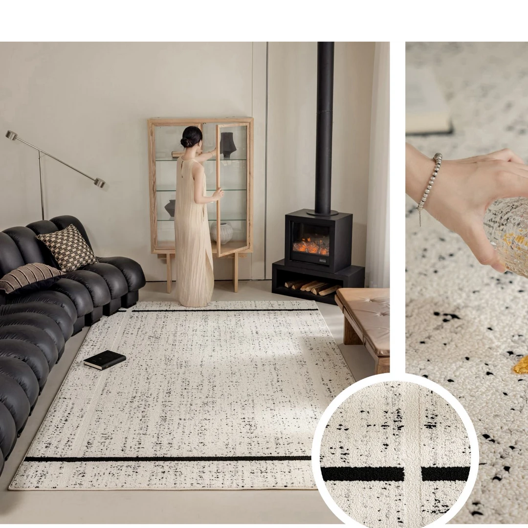 【直播专属】地毯客厅卧室2025新款硅藻丝三色防水防污免洗可擦免打