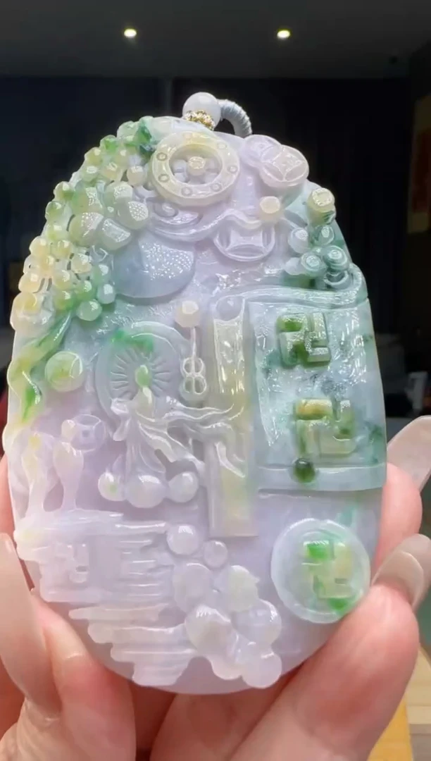 【闪购商品】翡翠颈饰未镶嵌YJ@@960Q3J14415