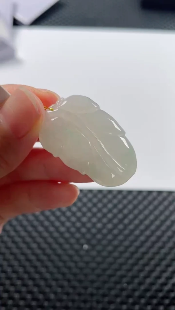 颈饰未镶嵌翡翠1496 叶子