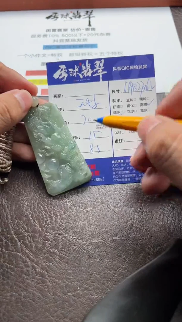 翡翠未镶嵌颈饰10785250449