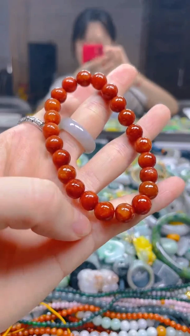 翡翠未镶嵌颈饰8MM/S/翡翠A货一图一物
