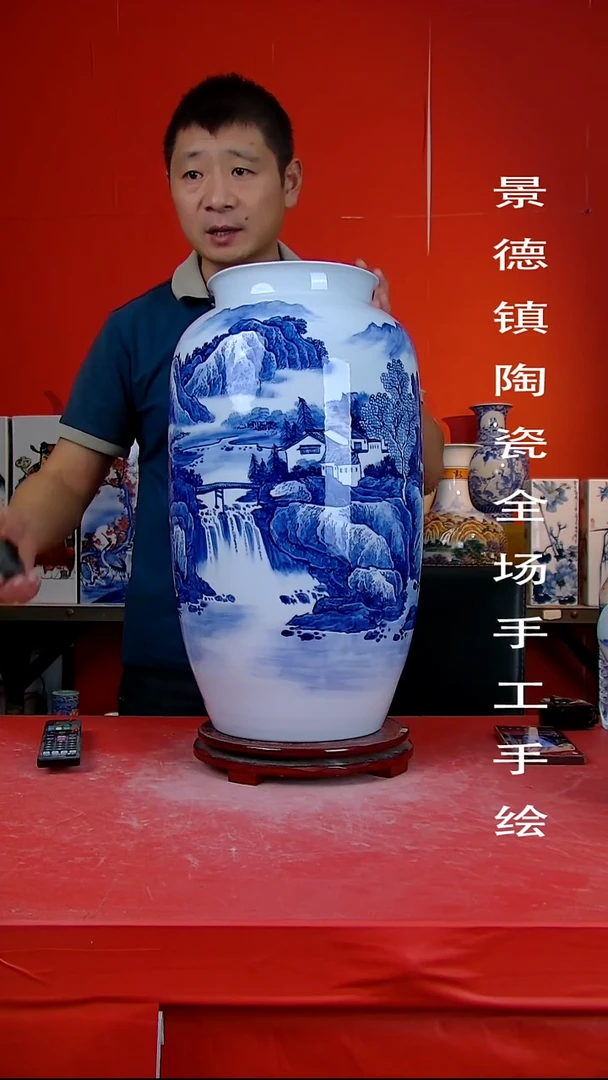 摆件景德镇陶瓷 全场手工手绘5