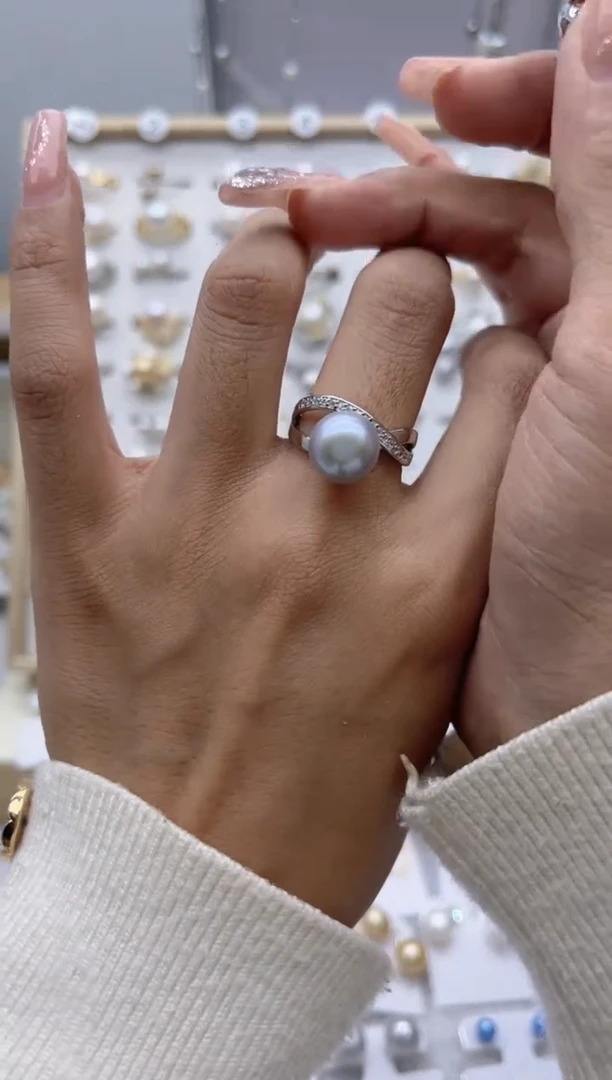 【闪购商品】淡水珍珠戒指合金64