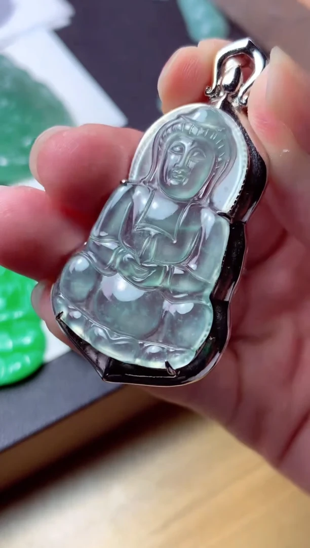 翡翠未镶嵌颈饰天然翡翠