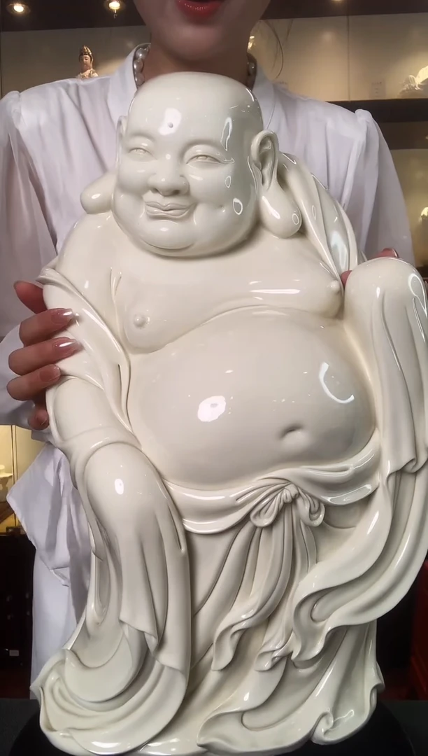 摆件德化白瓷 智 弥勒
