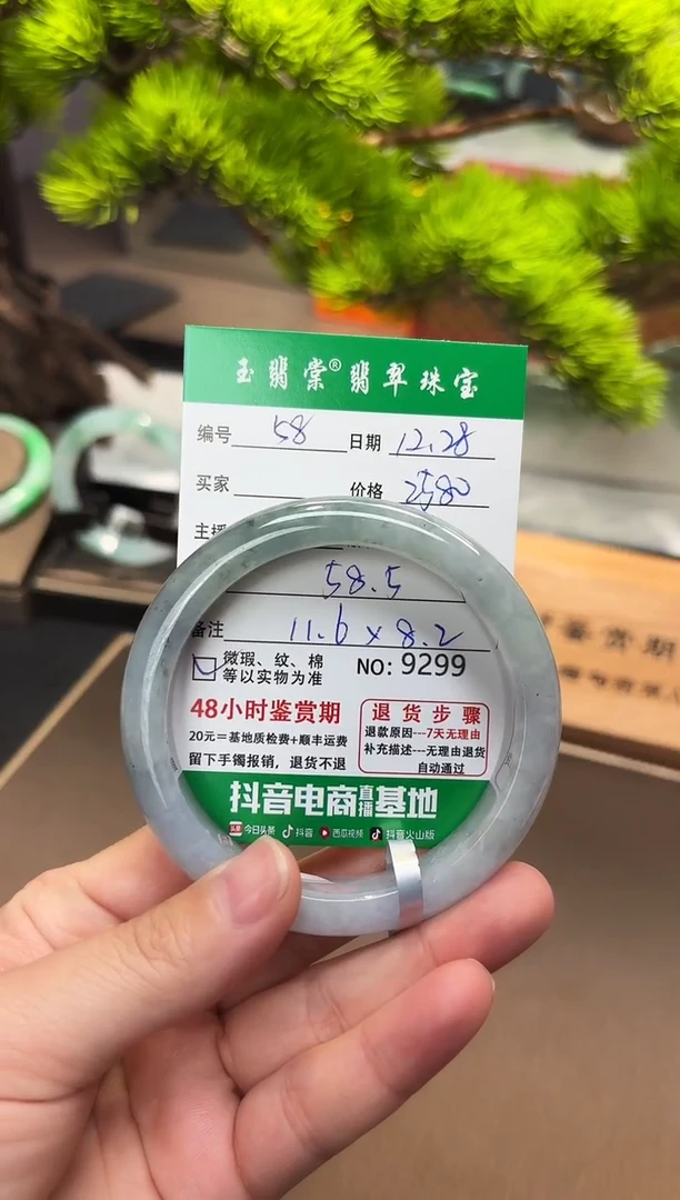 未镶嵌手镯翡翠翡翠58