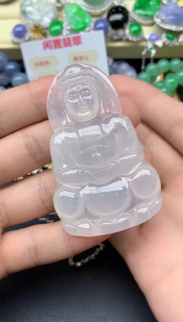 颈饰未镶嵌翡翠78-翡翠雪姐天天见