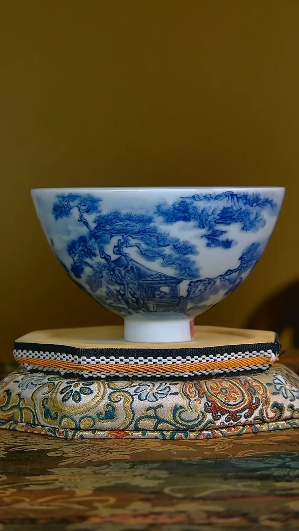 杯手工手绘杯杯很美丽