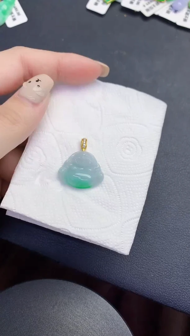 颈饰未镶嵌翡翠缅甸天然翡翠A货