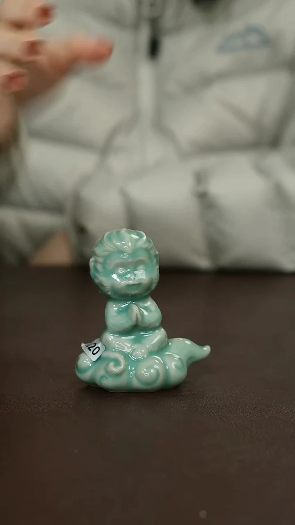 摆件瓷0620原矿原釉汝宋汝瓷