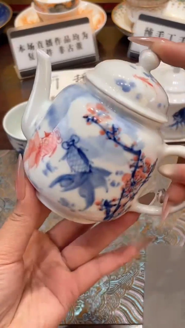 杯子瓷景德镇手工手绘陶瓷